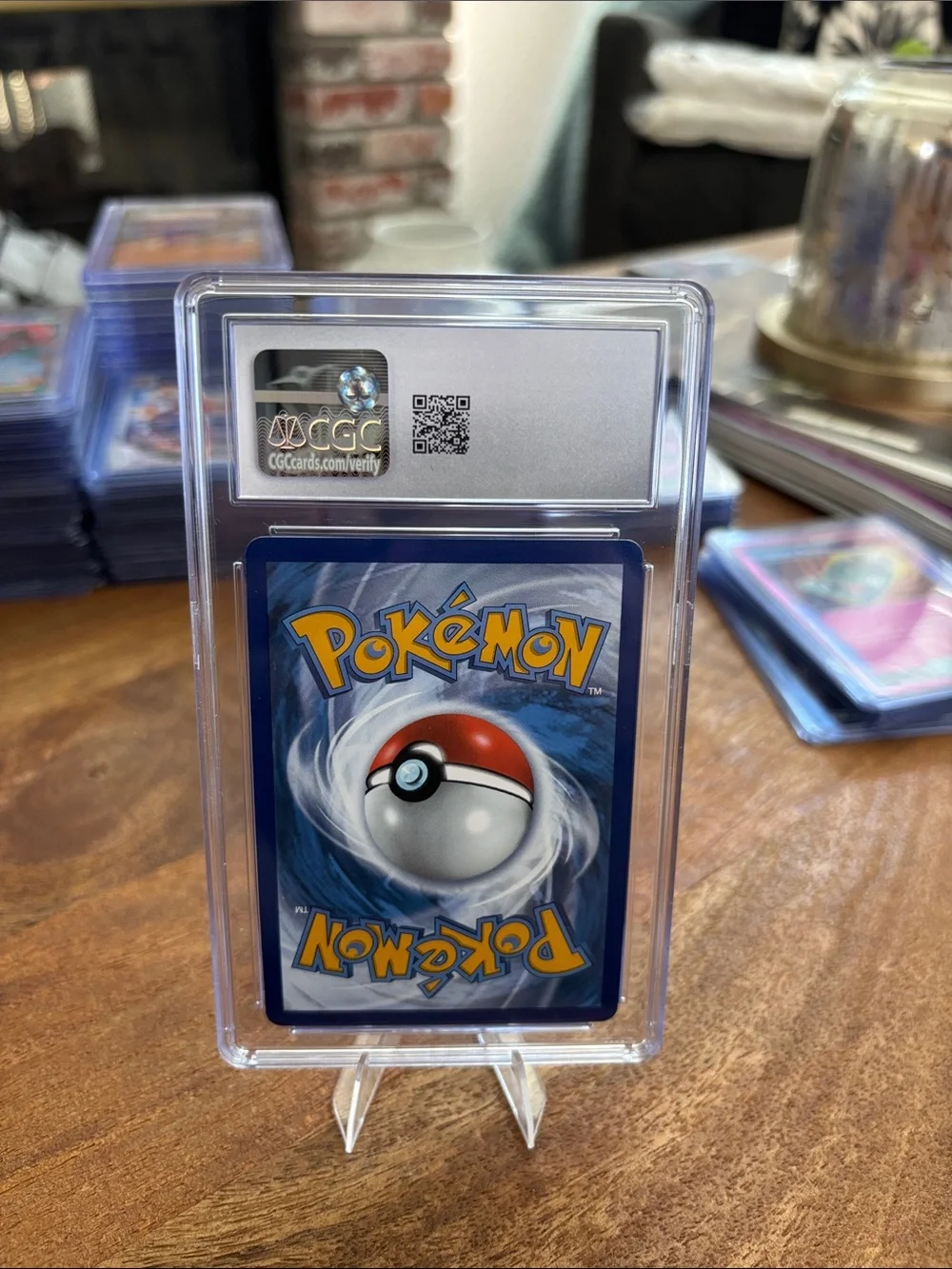 Pokemon Hisuian Decidueye V Holo Card - Red, Orange, White, Black